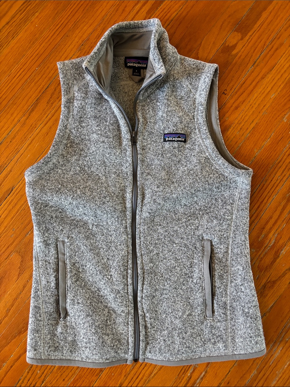 Patagonia Women's Gray Full-Zip Fleece Vest